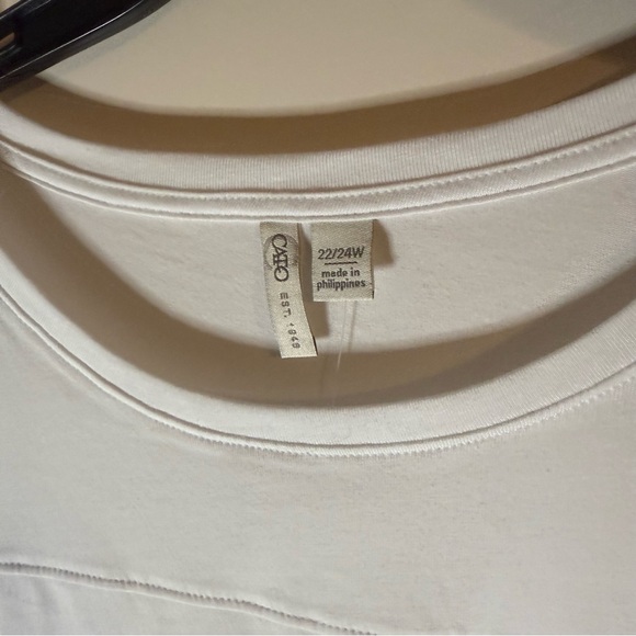 Cato RAC TRIM TEE NWT Spring - Picture 6 of 7